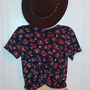 Floral crop top